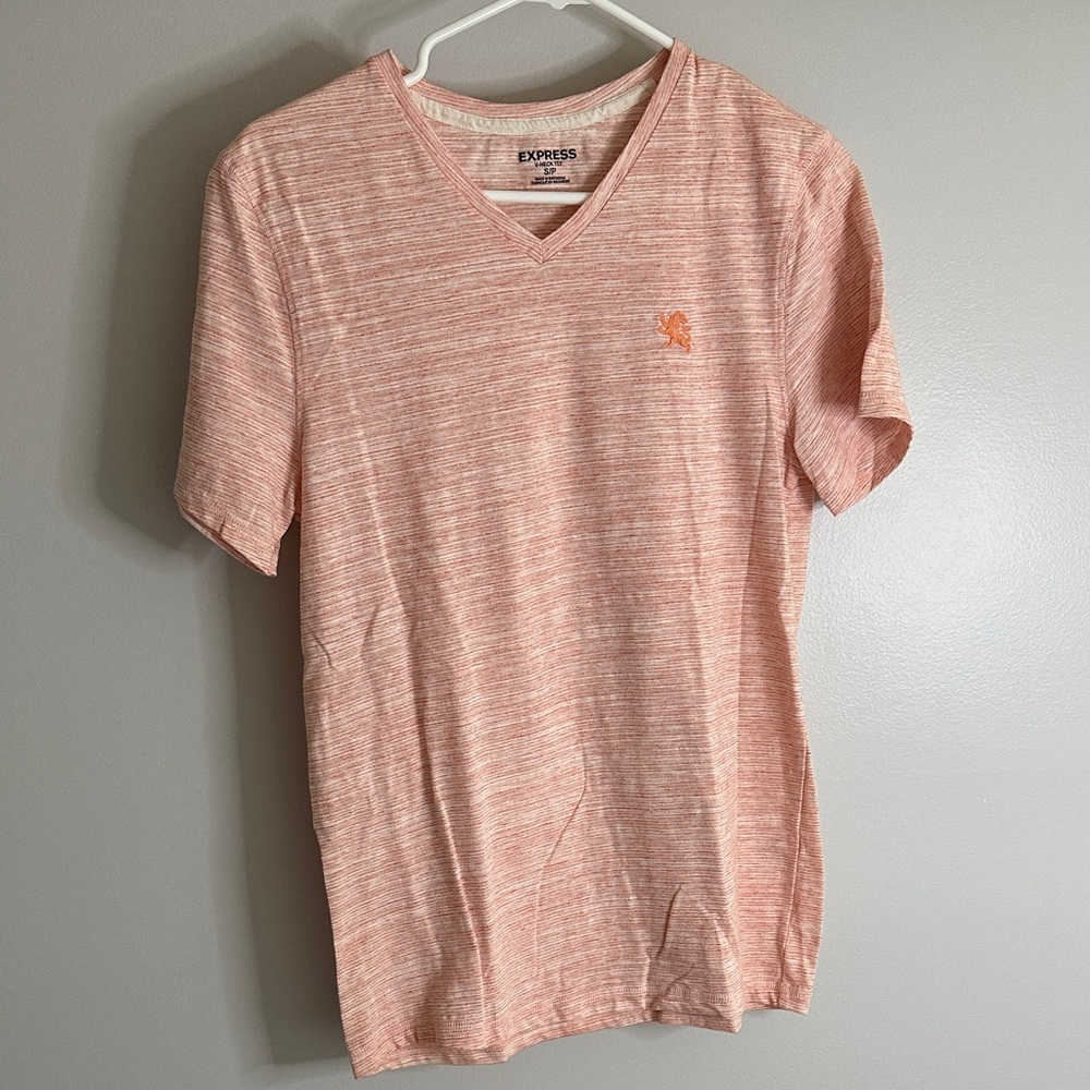 Express Coral V-Neck Tee 3/$20 or 5/$30 Bundle Deal